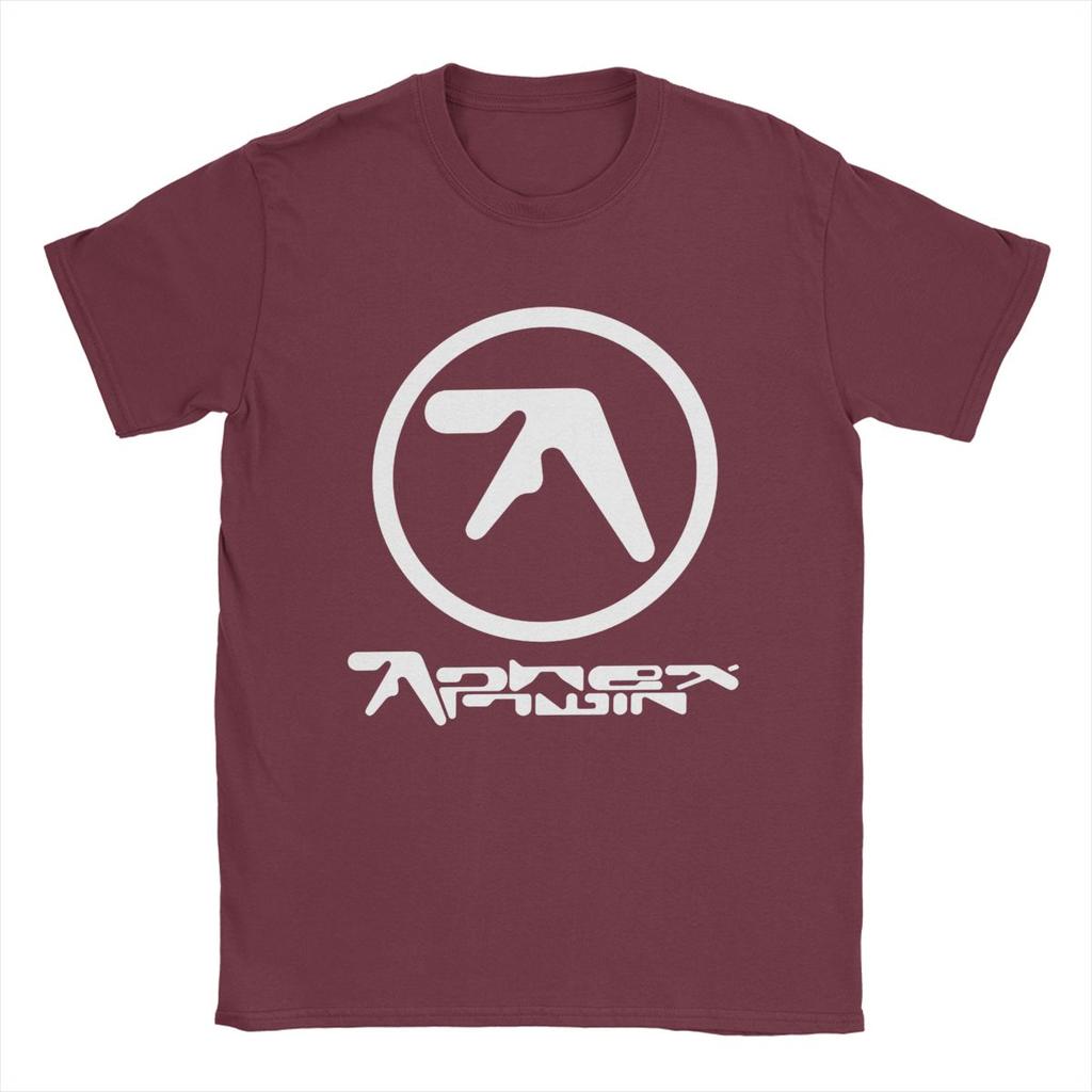 Футболка Aphex Twin для мужчин, из чистого хлопка, винтажные футболки, с круглым вырезом, с коротким рукавом, одежда, подарок на день рождения