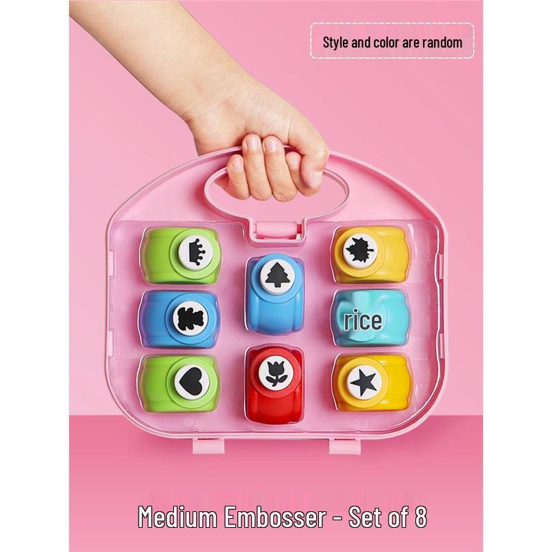 Kids' DIY Paper Puncher: Effort-Saving Embosser Set for Kindergarten Art Projects