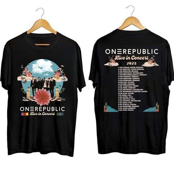 Onerepublic Europe Tour Unisex T-Shirt Gift For Fan 2 Sided Unisex T-Shirt