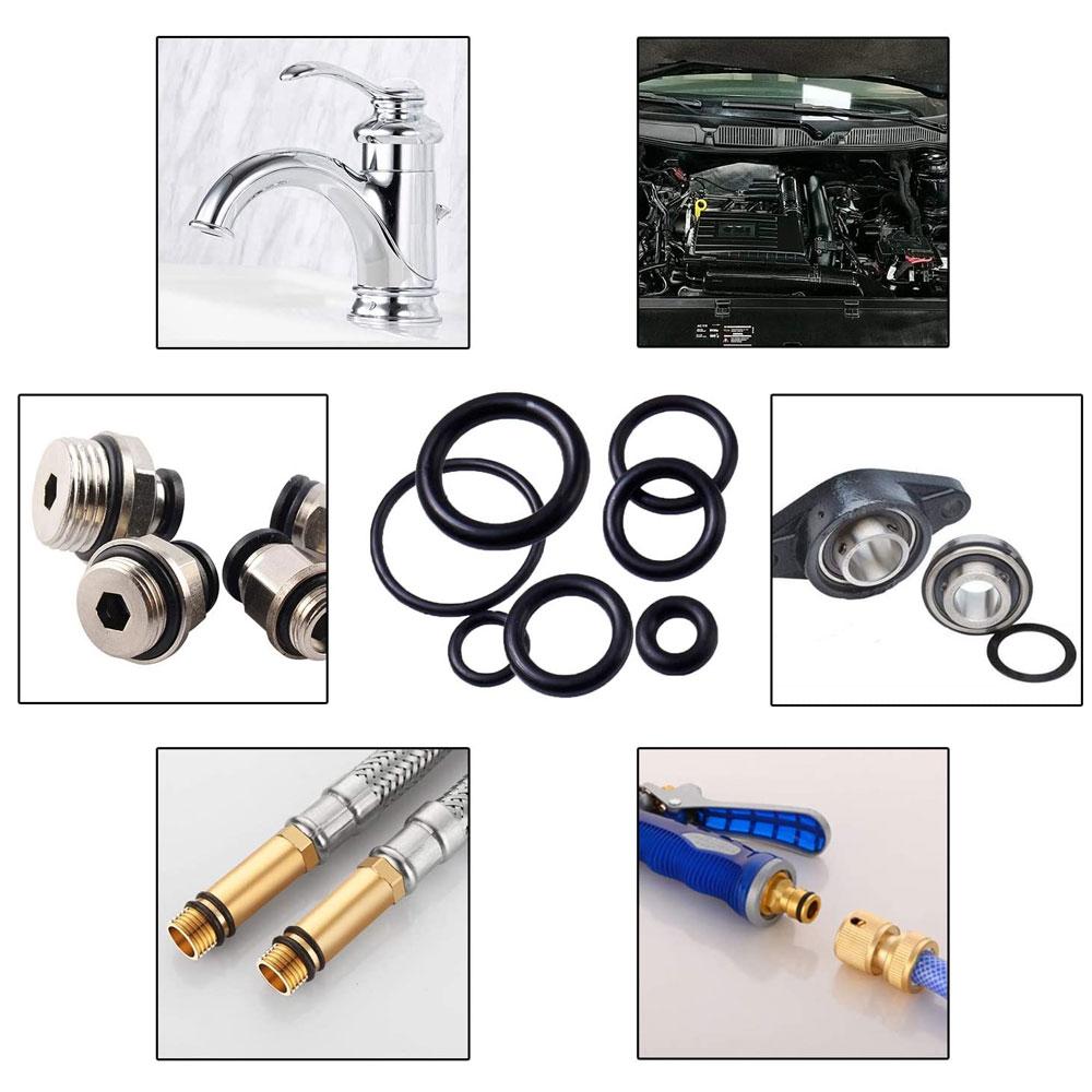 740 шт. Комплект уплотнительных колец из нитриловой резины, уплотнительное кольцо из NBR, комплект для ремонта автомобильных колец, маслостойкий, в коробке