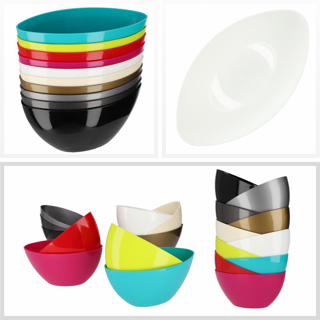 KADAX Горшок Кашпо Для Цветов 21 см Овальное Кашпо Подставка Пластиковый Белый