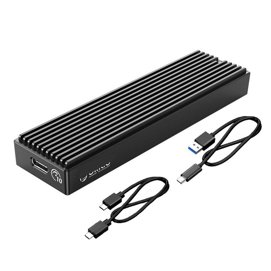 USB 3.1 M.2 NVMe SSD Hard Drive Enclosure W/ A To C & C To C Cables - M2PAC3-G20