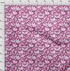 oneOone Cotton Flex Fuschia Pink Fabric Bird Quilting Supplies Print Sewing Fabric By The Yard 40 Inch