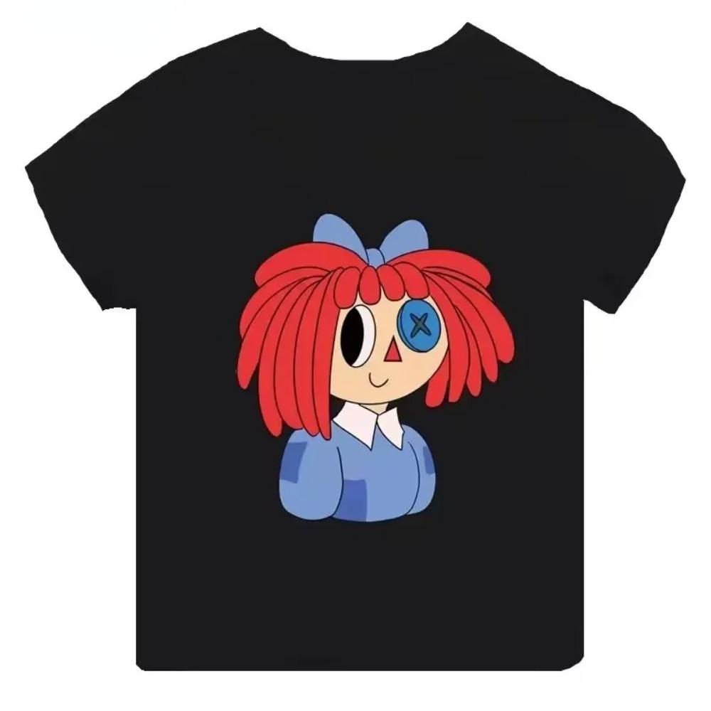 Summer Cotton Children's T-shirt The Amazing Digital Circus Cartoon Pattern - Suitable for Summer Dressing