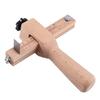 Adjustable Wooden Leather Strap Cutter - DIY Handmade Leather Goods Tool