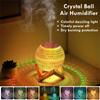 USB Air Humidifier Crystal Ball Humidifier, Dazzling Color Light Humidifier Desktop Humidifier with RGB Colorful Night Lights