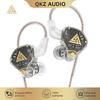 QKZ AKX HIFI Heavy Bass Прозрачные наушники IEM Monitor Level 3,5 мм Внутриканальные музыкальные наушники Динамические с микрофоном Проводная гарнитура DMX