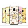 HK27 Мультяшный черный чехол Pompom Purin для iPhone 16 15 Plus 14 13 Pro 8 SE XR XS Max P30 Nova 5T Y5P Y6 Y7 Y8P Y9 Realme C30 C33 C31 VIVO Y36 V27