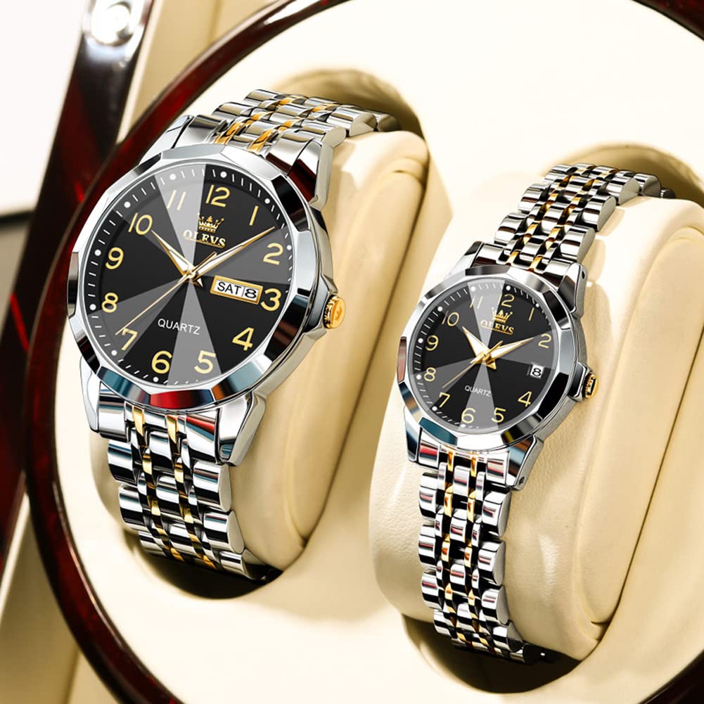 Парные часы OLEVS P1234 - Стильные наручные часы