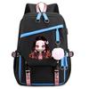 Japan cartoon comics Demon Slayer Large Capacity Backpack for Teenagers and Students USB Interface Laptop Bag 0007 KTB