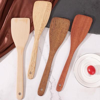 Антипригарная жаропрочная кухонная лопатка Senlan с длинной ручкой