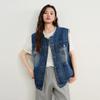Women's Premium Denim Vest Jacket