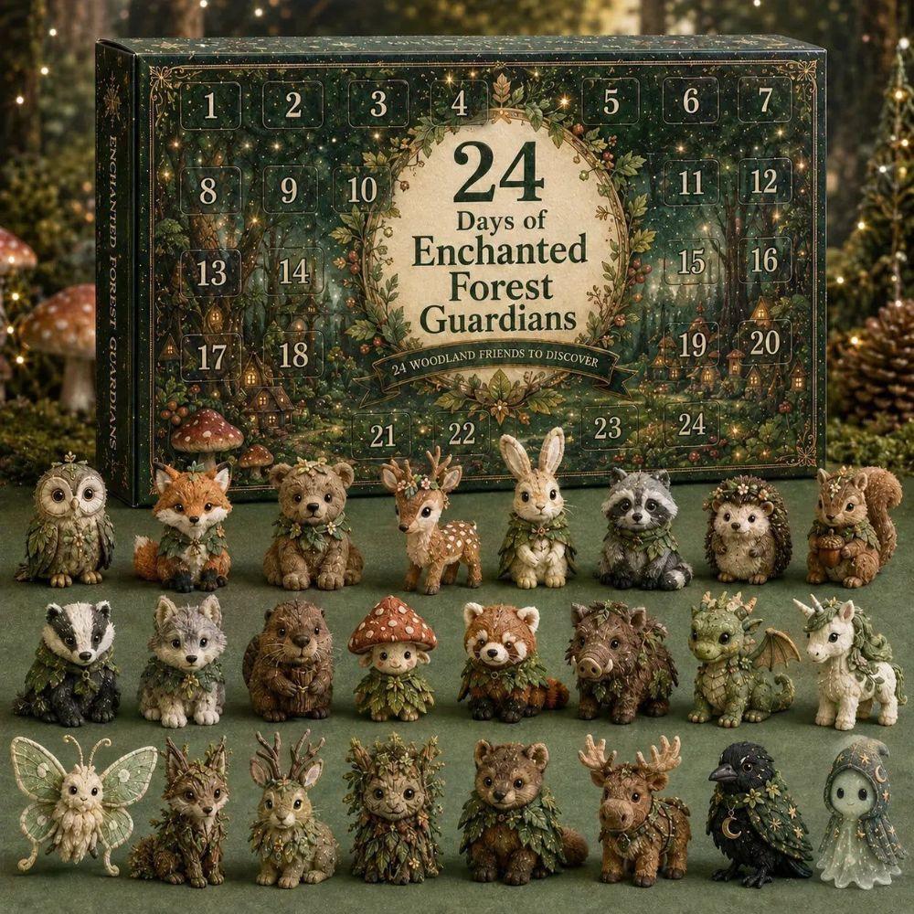 Daily Unboxing Christmas Countdown Calendar Animals Mini Figurines  Holiday Countdown