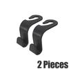 2pcs Car Seat Hook Rear Hanging Bag Holder Storage Bag Wallet Storage Hooks