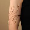 Popular Accessories Hollow Out Geometric Pattern Bracelet Leaf Butterfly Arm Chain