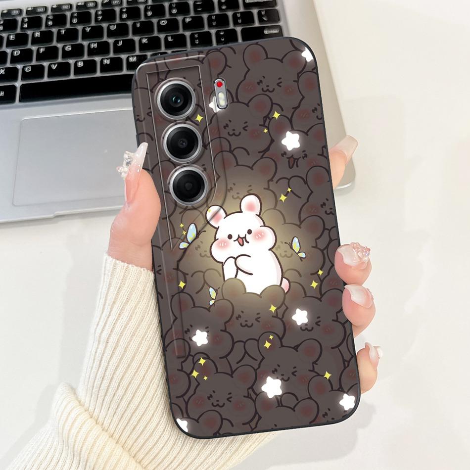 For Tecno Camon 40 Pro 4G Camon40 CM5 CM6 Elegant Butterfly Floral Phone Case For Camon 40 40Pro 4G Soft Silicone Cases Bumpers