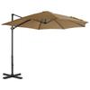 VidaXL Cantilever Garden Parasol with Aluminium Pole, Patio Sunshade, Sun Shelter, Parasol 44623
