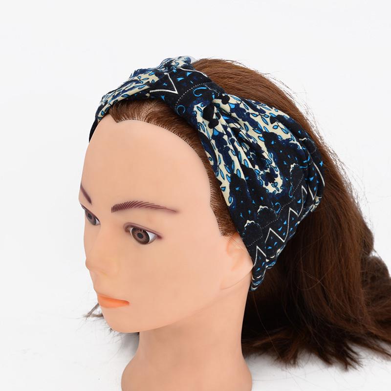 Bohemian Wide Stretch Headband Women Turban Flower Floral Elastic Hair Band Hair Accessories