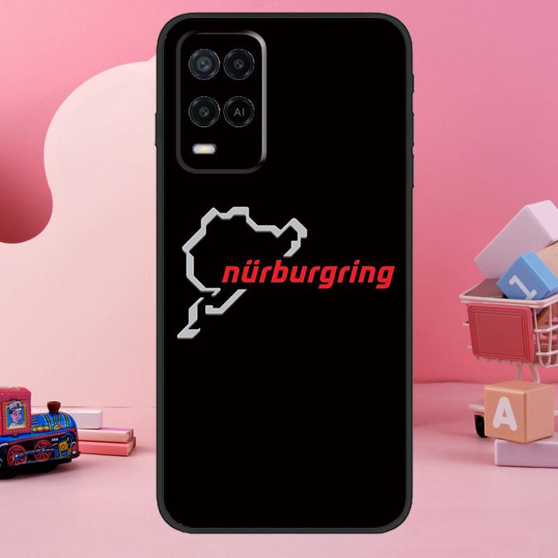 Green Hell Nurburgring Case For Oppo A18 A38 A58 A78 A98 A74 A54 A94 A80 A60 A40 A96 A76 A16 A15 A17 A57 A77 A5 Pro