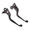 Комплект черных тормозных рычагов с прорезями для Harley Davidson 1996-2014