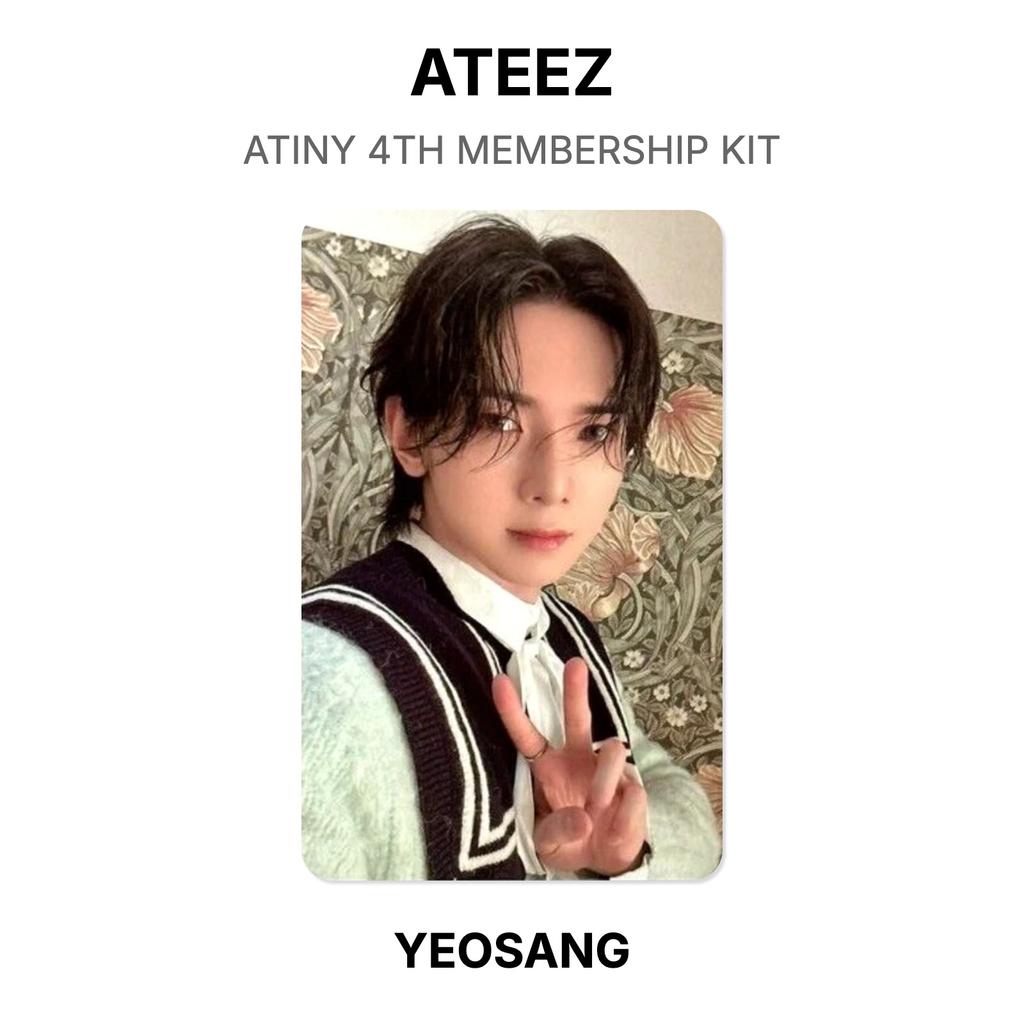 ATEEZ КИТ 4-ГО ЧЛЕНСТВА ATINY Официальная фотокарточка