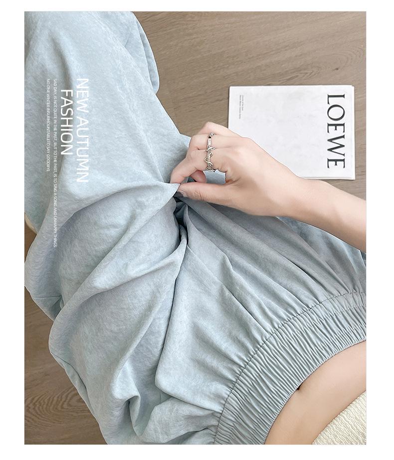 Douyin Quality Women's Summer 2025 Ice Silk Wide-Leg Pants - Casual & Thin Style