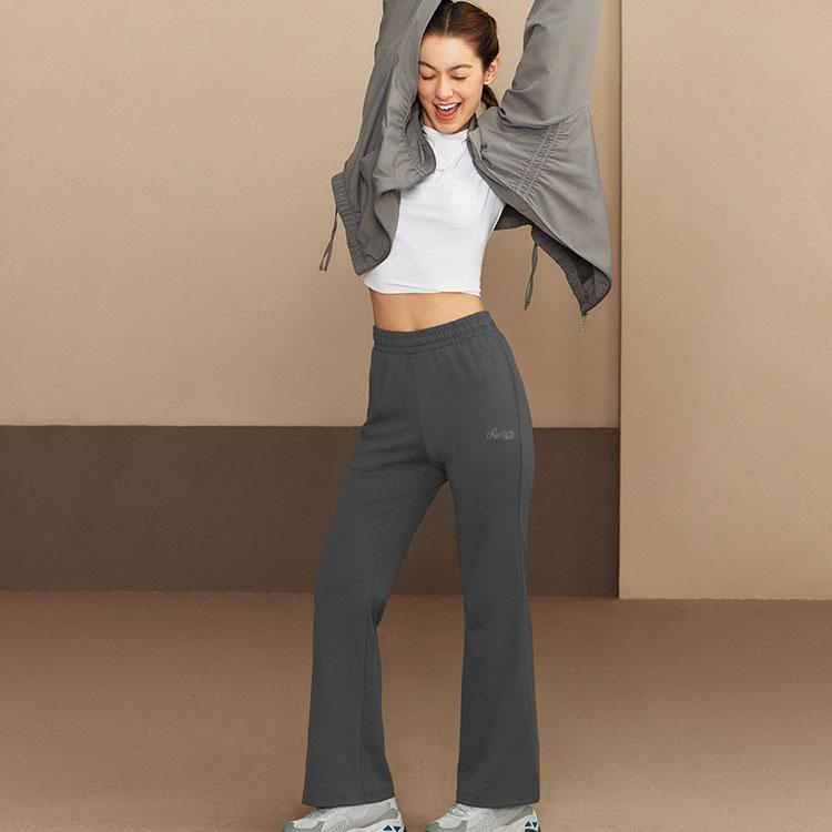 Skechers Мягкие Удобные Универсальные Широкие Расклешенные Брюки Женские Низ L225W110-02KY