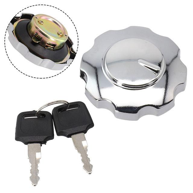 CHTNBO Universal Aluminum Alloy Motorcycle Locking Fuel Cap ATV Gas Fuel Tank Cap Cover Oil-Tank Covers Car Parts