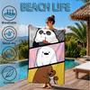 Nightly Friends bears Adventure Beach Towel, Microfiber Beach Towel, Perfect For Pool, Beach, Travel, Home Decor Beach Party Fan gifts