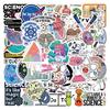 55 New Biology Scientific Graffiti Stickers Decorate Suitcase Laptop Mobile Phone Stickers