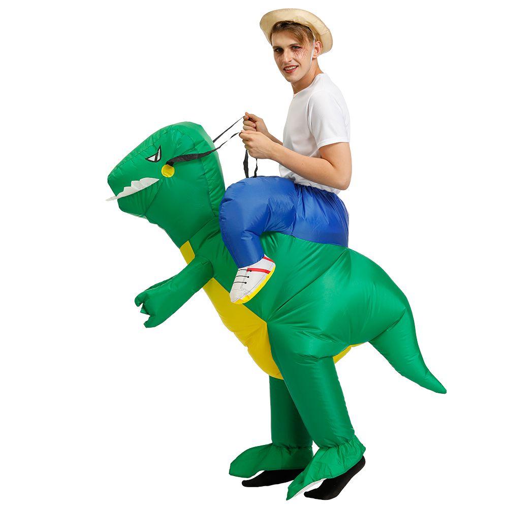 Vibrant Inflatable Dinosaur Costume For Adults And Children Perfect For Halloween Parties