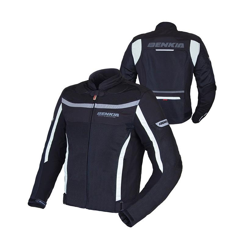 BENKIA JW32 Motorcycle Riding Jacket Men Women Ventilated Protective Gear Anti-Fall Racing Touring