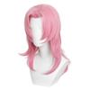 Light Pink Mid-part Anti-warped Hair Chemical Fiber Synthetic Wig | Animated KPop Demon Hunters Character Romantic Role-playing