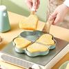 Four Hole Frying Pan Non Stick Egg Frying Pan Creative Heart Shaped Easy Clean Egg Cooker Omelet Pan Gift Cook