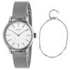 Watch Timex Trend Transcend White Dial Quartz 50M Waterproof Mineral Glass 31mm TWG064000 Silver [TIMEX] Women's [Item]