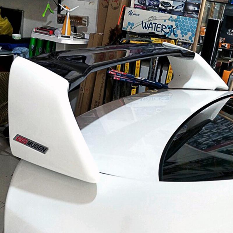 Для Honda Civic 2006-2011 ABS FD2 Спойлер из трех или четырех частей Крышка багажника автомобиля Civic Заднее крыло