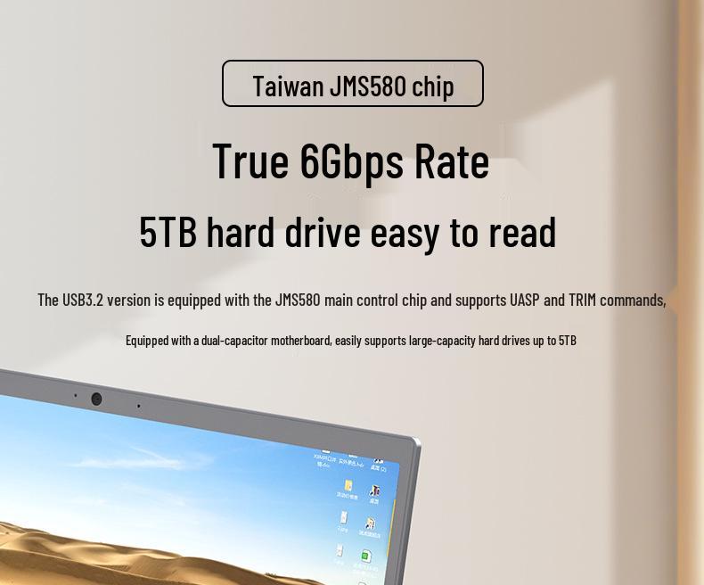 Mihou 2,5-дюймовый корпус для мобильного SATA жесткого диска с интерфейсом USB 3.0 Type-C для SSD и HDD