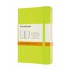 Moleskine Classic Notebook Hardcover Lined Pocket Size X Lemon Green MM710C2 (9cm 14cm)