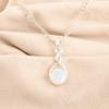 Milky Opal Gemstone 925 Sterling Silver Jewelry October Birthstone Pendant Gift CP-25-15