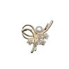 Korean Pearl Brooch: Elegant Corsage & Scarf Pin