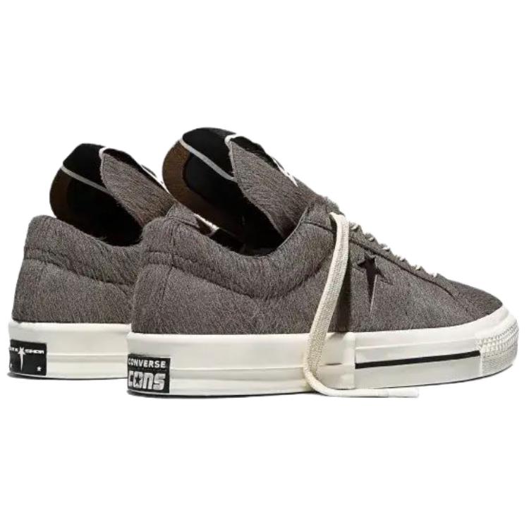 Converse One Star Pro Ox Rick Owens Drkshdw Классические Удобные Кеды для Скейтбординга Унисекс Кроссовки Темно-Серый A14796C
