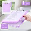 Multi-function File Splint Storage Box Writing Board Side Opening Clasps Folder  School Stationery