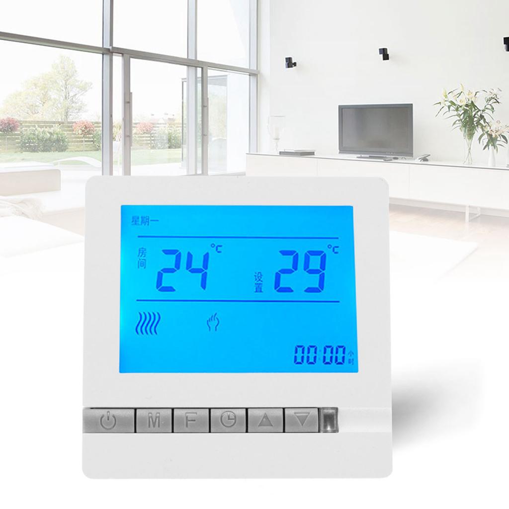 AC220V Floor Heating Thermostat Smart Temperature Controller for Home Bedroom Hall
