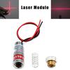 3 шт. точечный/линейный/крестообразный лазер 650 Нм фокусируемый фокус регулируемая линза лазерный красный точечный диодный модуль 3-5 В с драйвером пластиковая линза