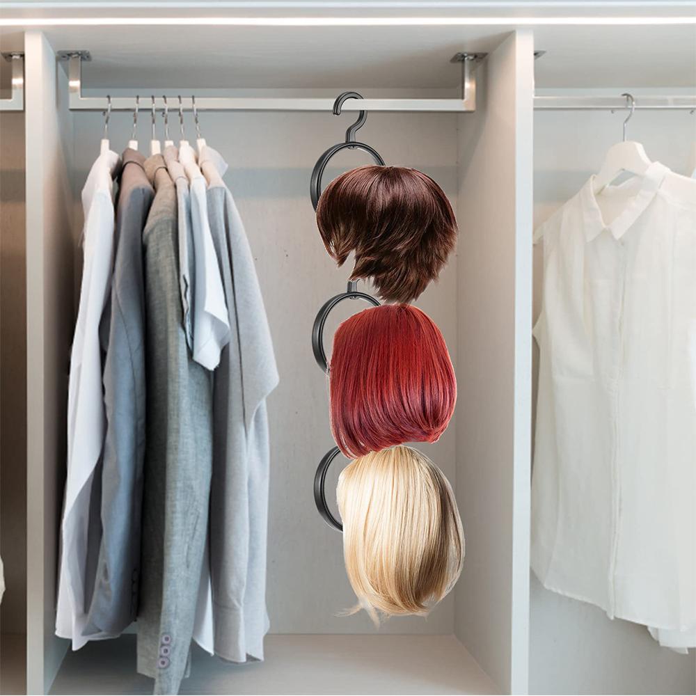 3шт подвесные подставки для париков портативная подвесная подставка для париков для всех париков и шапок