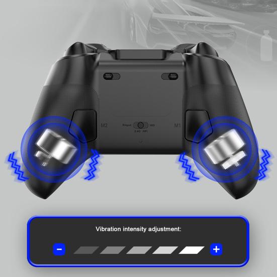 Gamepad with Customizable Button Modules Interactive Charging Base Multi-Platform Use Bluetooth-compatible 5.3 Turbo Macro Functions Game Controller