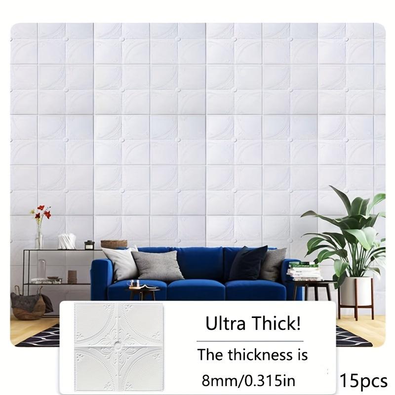 Ultra Thick! with A Thickness of 0.315in 15/20pcs of 3D DIY Self-adhesive Anti-collision Stickers Upgrade Your Bedroom or Living Room - Waterproof