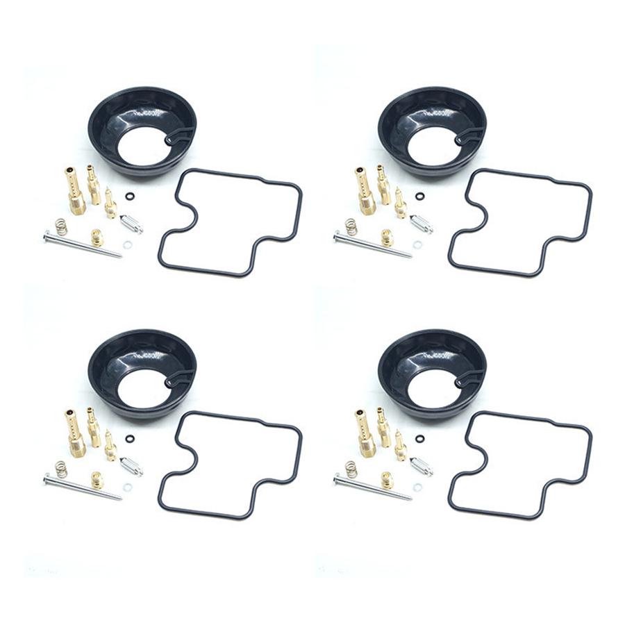 4 Set Motorcycle Carburetor Repair Gasket Diaphragm Rebuild Kit For Cb400 Nc31