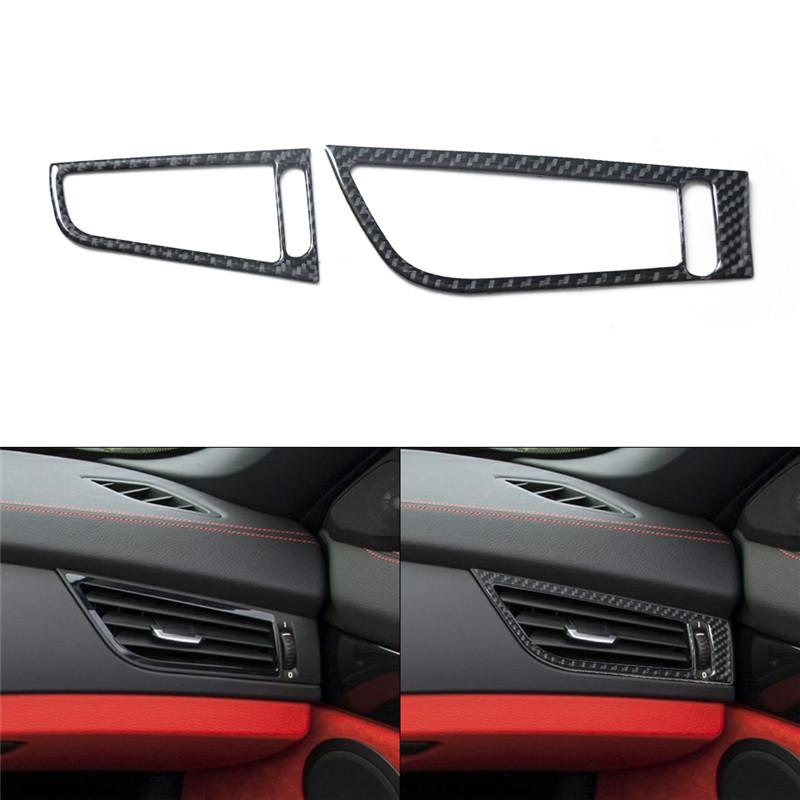 Carbon Fiber Car Interior Center Console Gear Shift Panel Frame Trim Sticker For BMW Z4 E89 2009-2016 Auto Styling Accessories