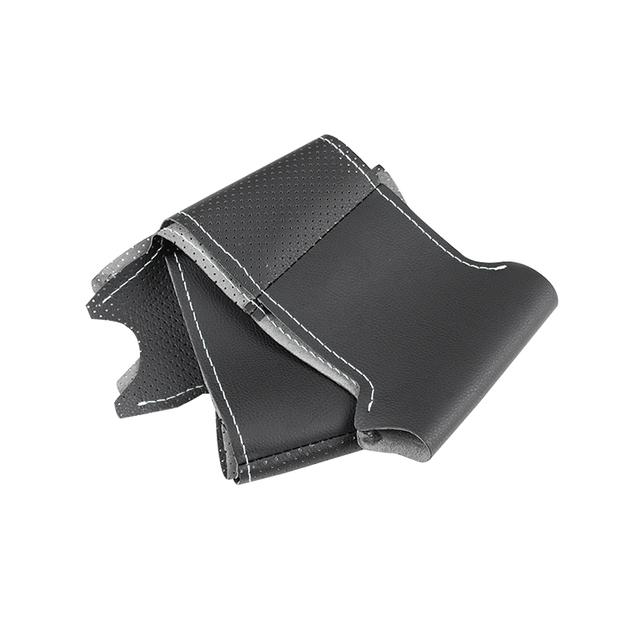 Оплетка рулевого колеса для Honda Civic 8th MK8 2005 2006 2007 2008 2009 2010 2011 Автомобильный руль сшитый вручную кожаный чехол